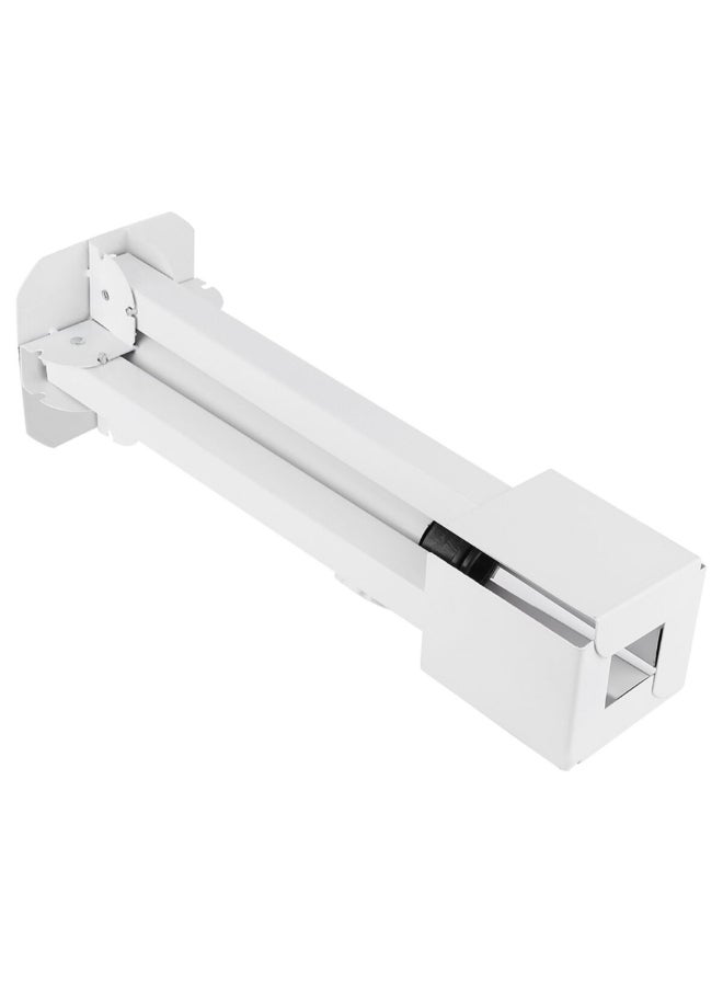 قاعدة صلب متينة ومستقرة بتصميم متقاطع لمظلة الحديقة لون أبيض قطر 122 سم UA2112 - Image 4